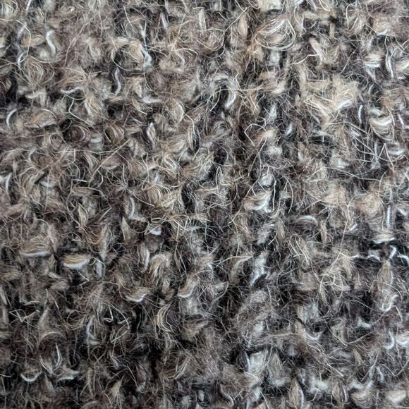 CK spring fall military belted  thick wool coat size 6 marled taupe - Picture 6 of 13